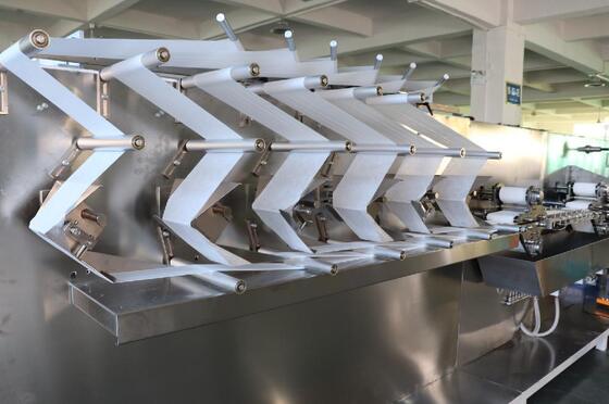 Good price 대용량 제조를 위한 연속 공급 및 고속 작동을 특징으로 하는 포장 라인을 만드는 컴팩트 아기 지퍼 온라인으로