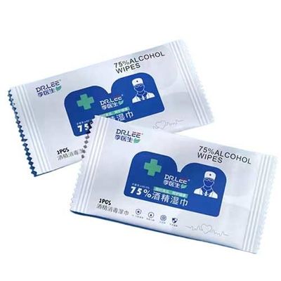 3.8KW 닦기 패키징 머신 개별적 알코올 제거제 패킹 라인