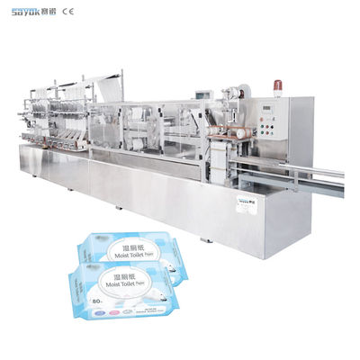 80-120pcs / 패키지 젖은 지워 만드는 기계 기계적으로 구동되는 유형