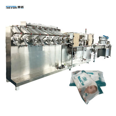 하이 스피드 오퍼레이션 30-120 PCS 아기 젖은 와이프 포장 기계 위생적인 포장